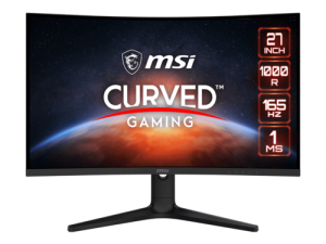 מסך מחשב גיימינג קעור ''MSI Optix G271C Curved FHD 165Hz 27