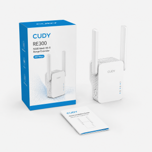CUDY RE300 IL N300 Mesh Wi Fi Range Extender 1